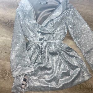 Sparkling jacket dress. Worn once.